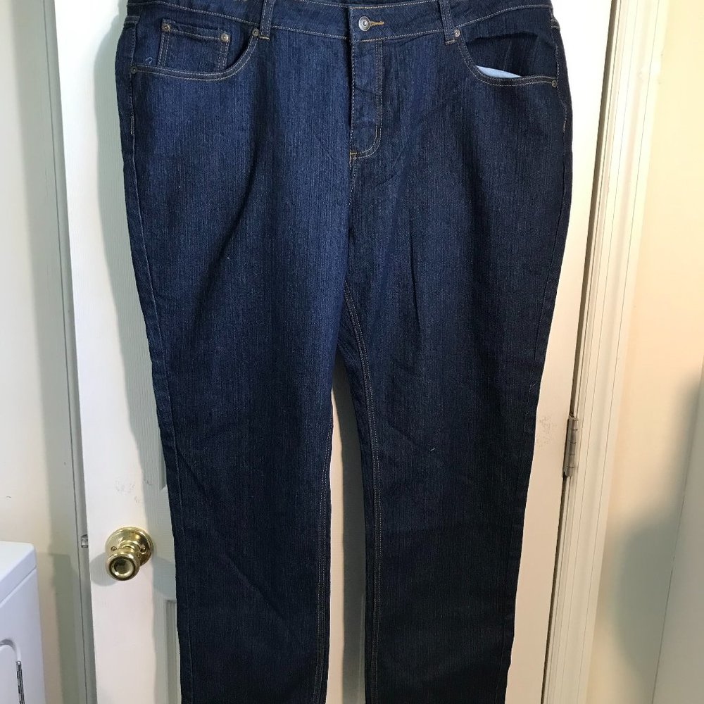 Southern ExpressioN blue jeans size 24 PETITE NWT RELAXED FIT 44 X 30 13'' RISE